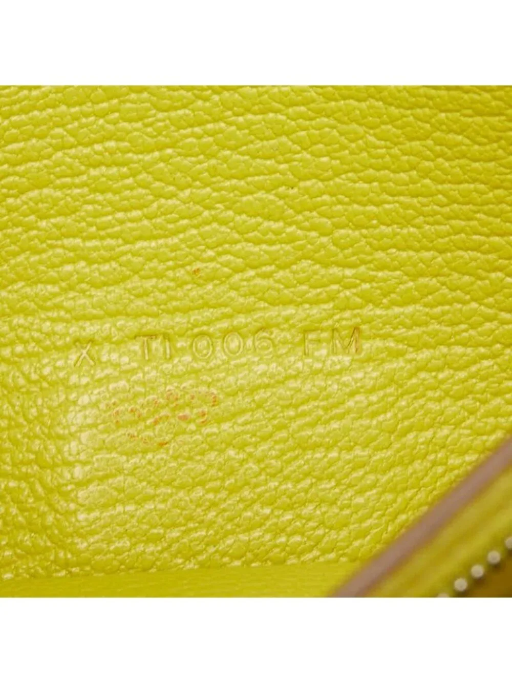 Hermes Bearn Souffle Bifold Wallet Lime Yellow Chevre